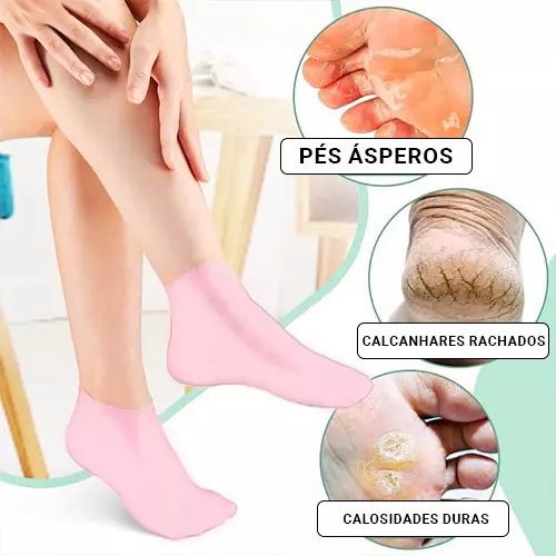 Meias Hidratantes - Cuidados com os pés seu Spa Doméstico